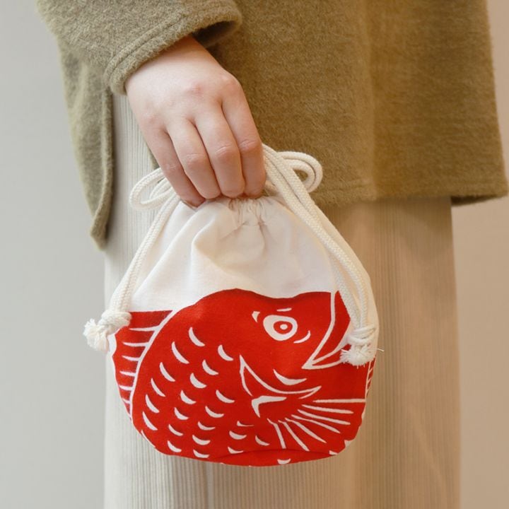 さぬきんちゃく 鯛 | 香川の伝統的工芸品,讃岐のり染,大川原染色本舗