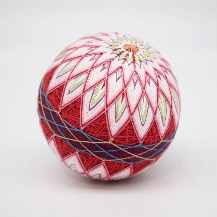 手まりキット 中級編 クロッシュレース（青色） | 住,郷土玩具・人形