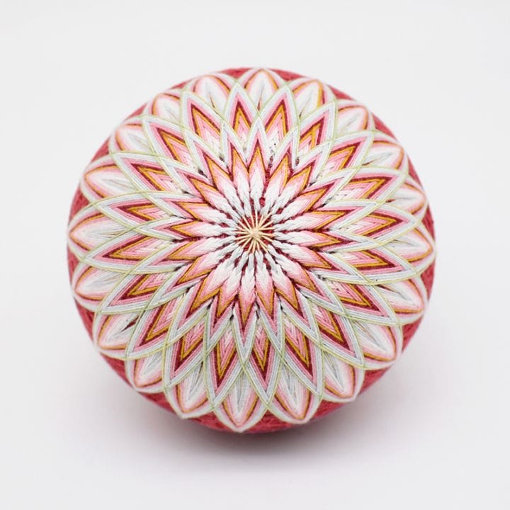 手まりキット 中級編 クロッシュレース（青色） | 住,郷土玩具・人形