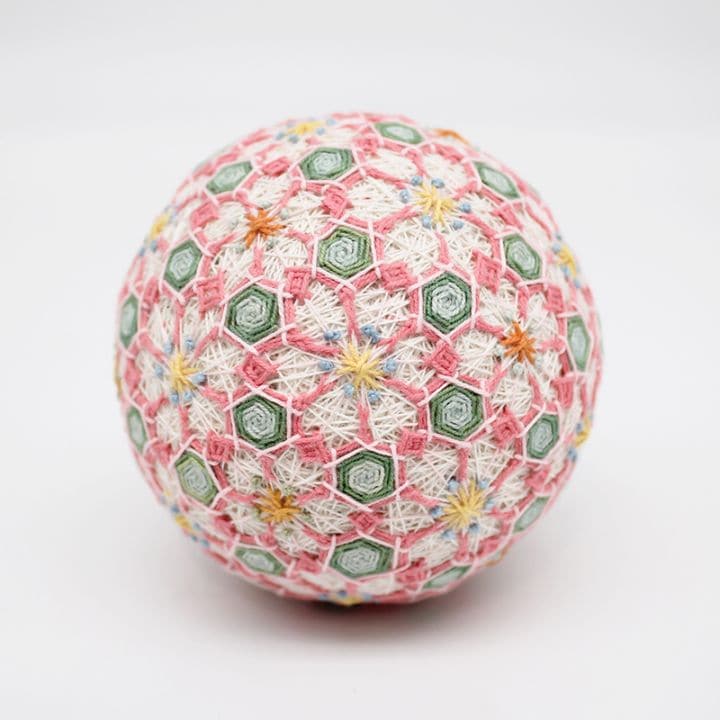 手まりキット 中級編 クロッシュレース（青色） | 住,郷土玩具・人形