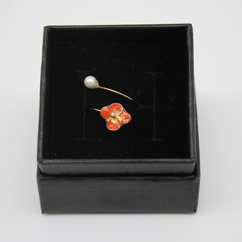 漆花 ひとえ咲 指輪 赤 | 衣,アクセサリー | IKUNAS