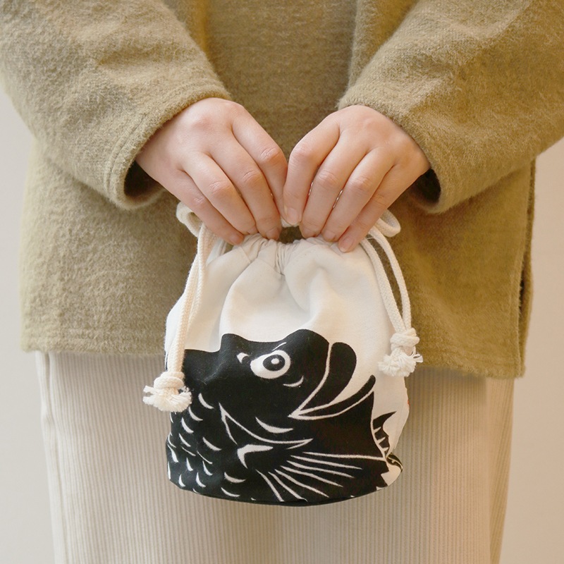 さぬきんちゃく 鯛 | 香川の伝統的工芸品,讃岐のり染,大川原染色本舗