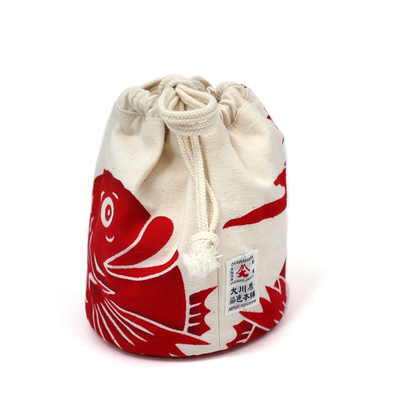 ちっちゃな巾着サシェ/詰替えタイプ【りす君の冬】