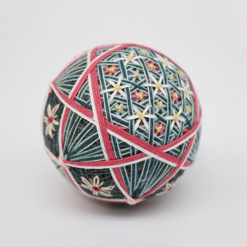 手毬　新品未使用 楽天市場】タカギ繊維 きめこみてまり 赤 LH-431 | 手毬 手鞠 キット