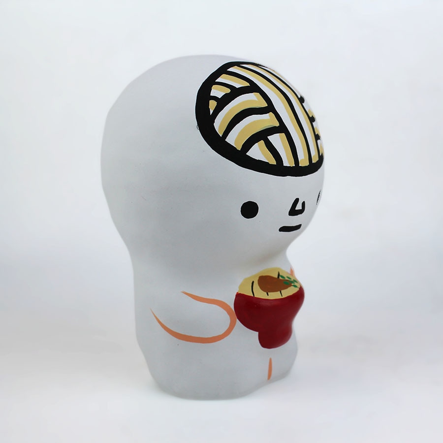 高松張子 SANUKISAN うどん脳（きつね） | 住,郷土玩具・人形,張子