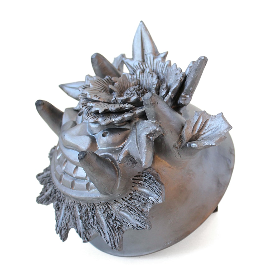 お*ん様 鬼瓦 棟飾り 飾り瓦 超希少品！鶴2羽、亀、