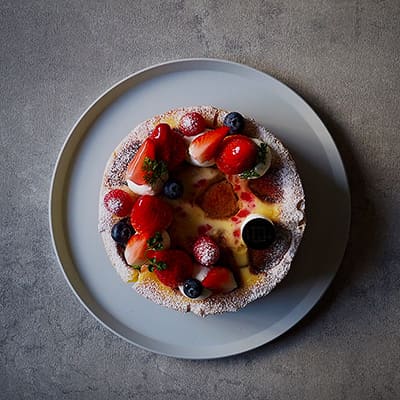 いちごのプディング