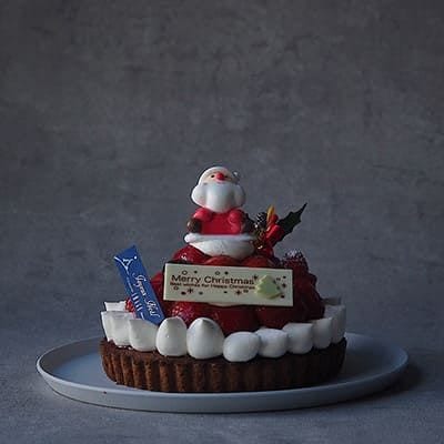あまおう苺のXmasタルト