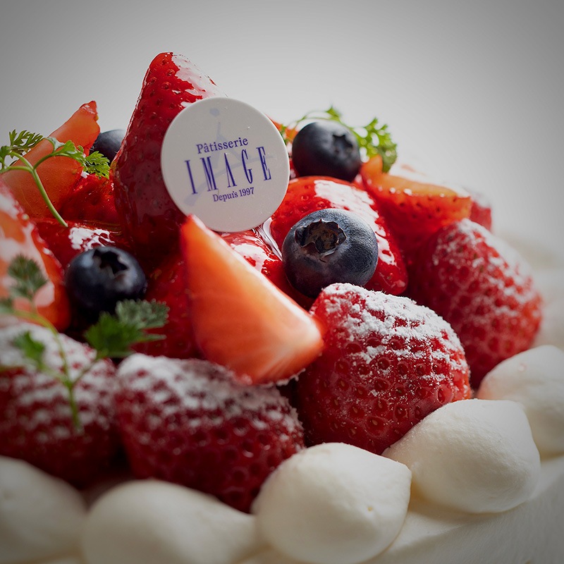 苺のスペシャルデコレーション