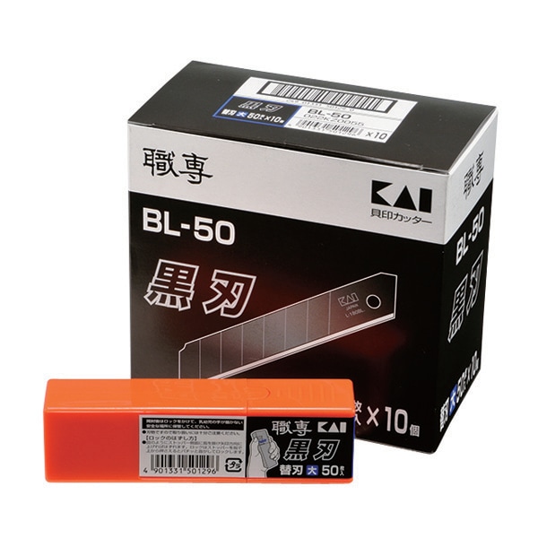 かわちNT カッター替刃 BL50P 箱売り BL-50P｜NTカッター