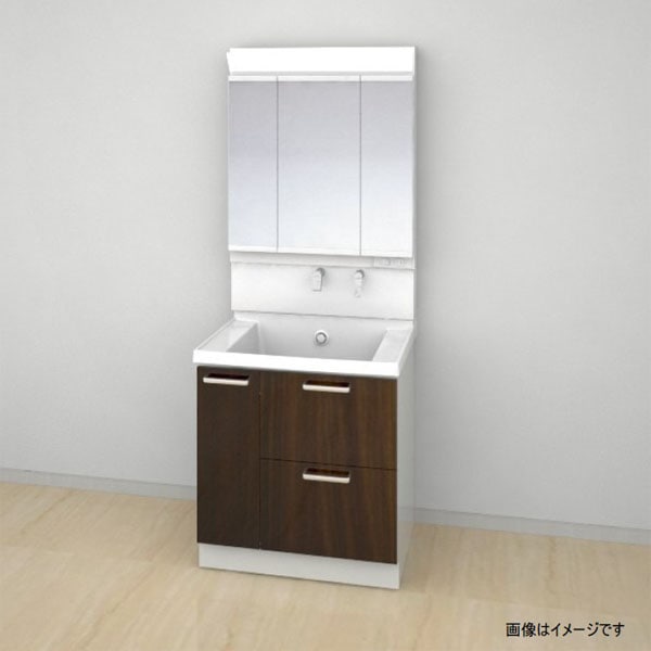 TOTO(株) TOTO 洗面化粧台 サクア 間口750 ベーシックLED三面鏡 3wayキャビネットセット LDSWB075+LMWB075A3GE の購入詳細ぺージです| 輸入建材から建築資材販売の