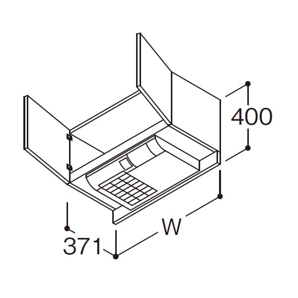 洗面台・洗面化粧台,TOTOサクア,周辺キャビネットカテゴリーの周辺