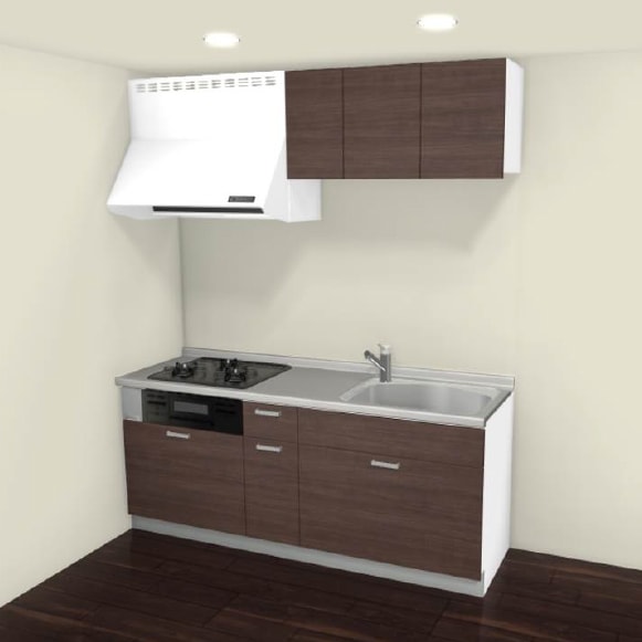 キッチン,コンパクトキッチン,リクシル ティオ,間口1950mm