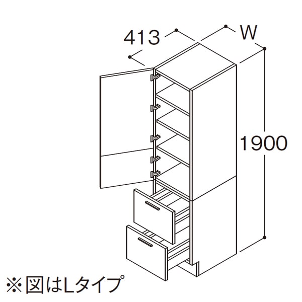 洗面台・洗面化粧台,TOTO オクターブスリム,周辺キャビネット