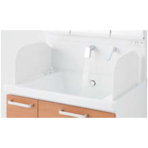①引き取り歓迎TOTO　洗面化粧台　サクア　水道DIY TOTO サクア 洗面化粧台 間口750mm 3面鏡（裏面収納・LED照明）2