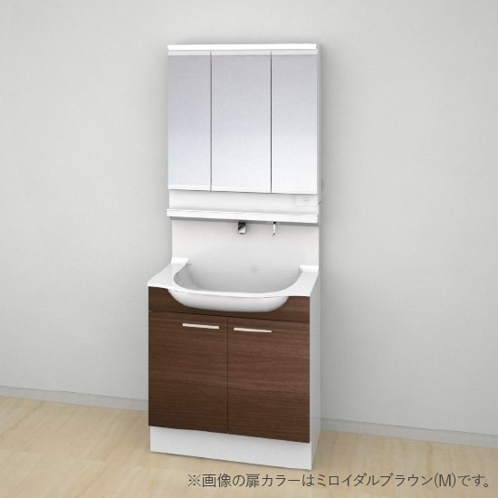 ###TOTO 洗面化粧台 ハイクラス オクターブ 2段引き出し 回避なし+体重計収納あり カウンター高さ800mm 間口750mm 一般地 受注約1週〔GA〕 オクターブ | 洗面(洗面台・洗面化粧台・洗面化粧室・収納・洗面ボウル