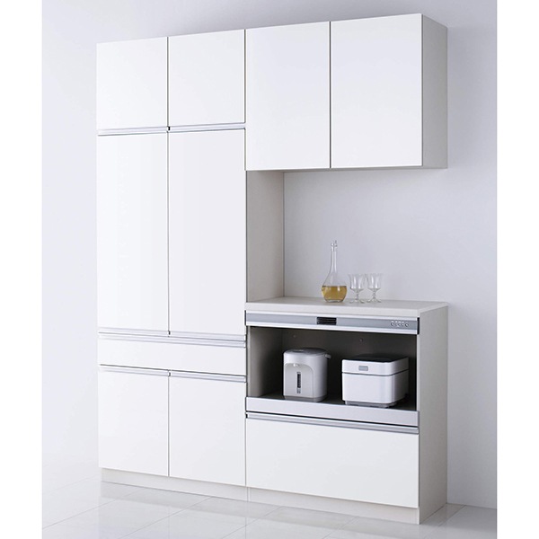 クリナップ システムキッチン ラクエラ フロアカウンター コンフォート 間口1500 食器棚 メーカー直送 納期約2週間 ラクエラ│システムキッチン│クリナップ