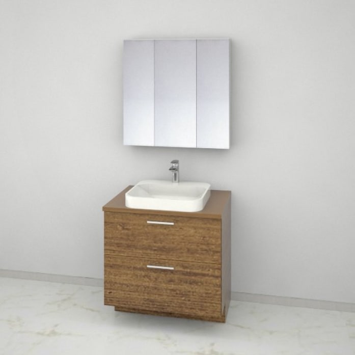 ###TOTOドレーナ 洗面化粧台 一般地 2段引き出し 左側回避 間口750mm 受注約2週〔GG〕 TOTO 洗面台 ドレーナ 1800幅 木目調 2段引き出し 開口調整