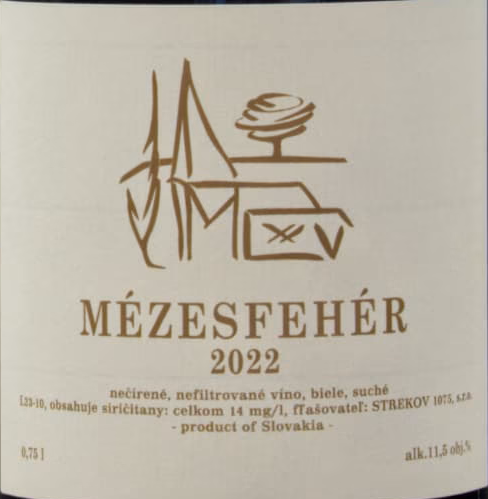 ストレコフ1075 メザッシュファヒール 2022 750ml<br>Strekov 1075