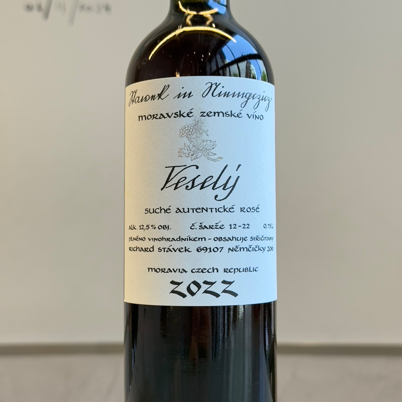 リチャード・スタベック ヴェゼリ―・ロゼ 2022 ロゼ 750ml<br>Richard