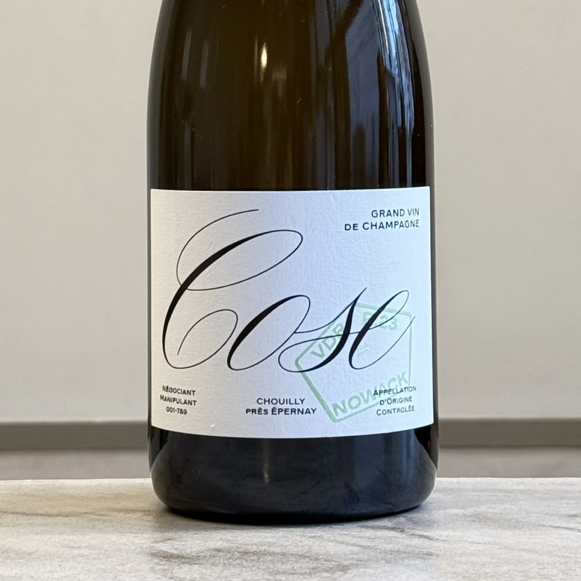 Cose コーズ　Nowack ノワック コーズ ノワック VDR 2023 シャンパーニュ 750ml<br>COSE NOWACK VDR