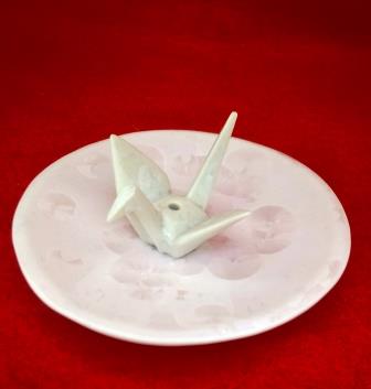 京都/清水焼》おりづる/折り鶴の香立て（全8種類/分売可能） | お香