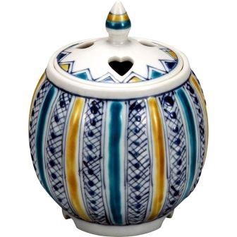 香炉/香立】九谷焼 十草～とくさ～（木箱付） | お香/香炉/伝統工芸品