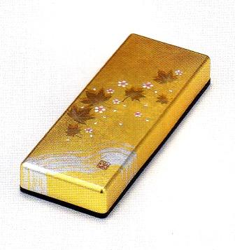 金沢金箔工芸品】ペンケース・春秋ひらり～結婚パーティーなどお祝い事