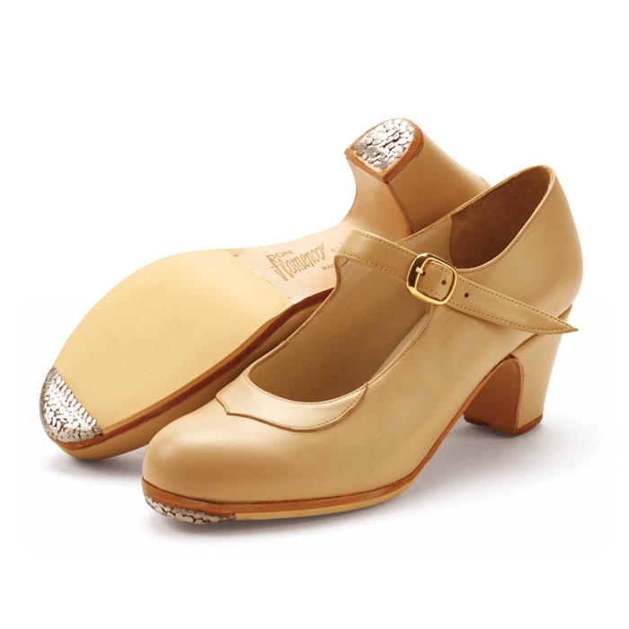 ドンフラメンコ　フラメンコシューズ ベージュ 楽天市場】【現品】〈ドン・フラメンコ〉セミプロ・オラス