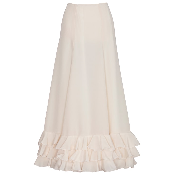 HE-1401 3段フリルペチコート アイボリー | 衣装,ペチコート