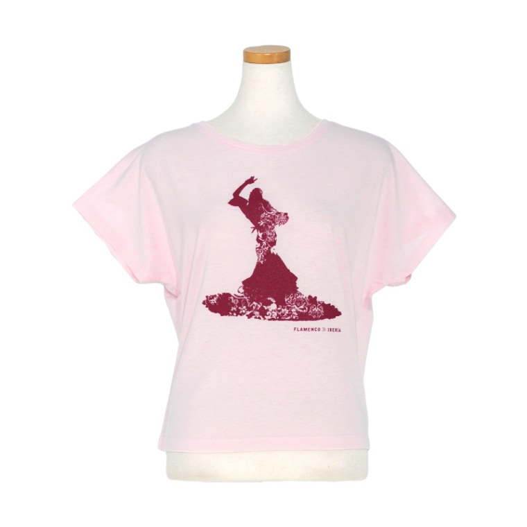 オリジナルドルマンTシャツ フロストピンク/ワイン「1点のみメール便可 