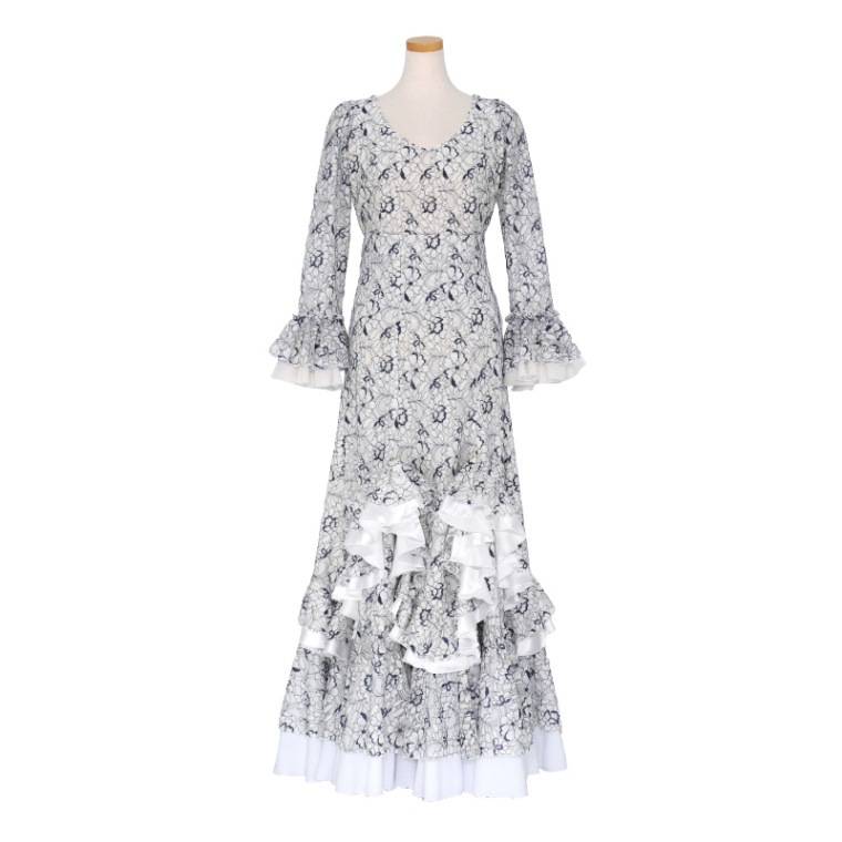 フラメンコ衣装 イベリア イベリア製フラメンコ衣装ツーピース k7Y4Q