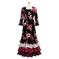 HERMOSA フラメンコドレス 花柄 HERMOSA フラメンコドレス 花柄 HERMOSA フラメンコドレス 花柄