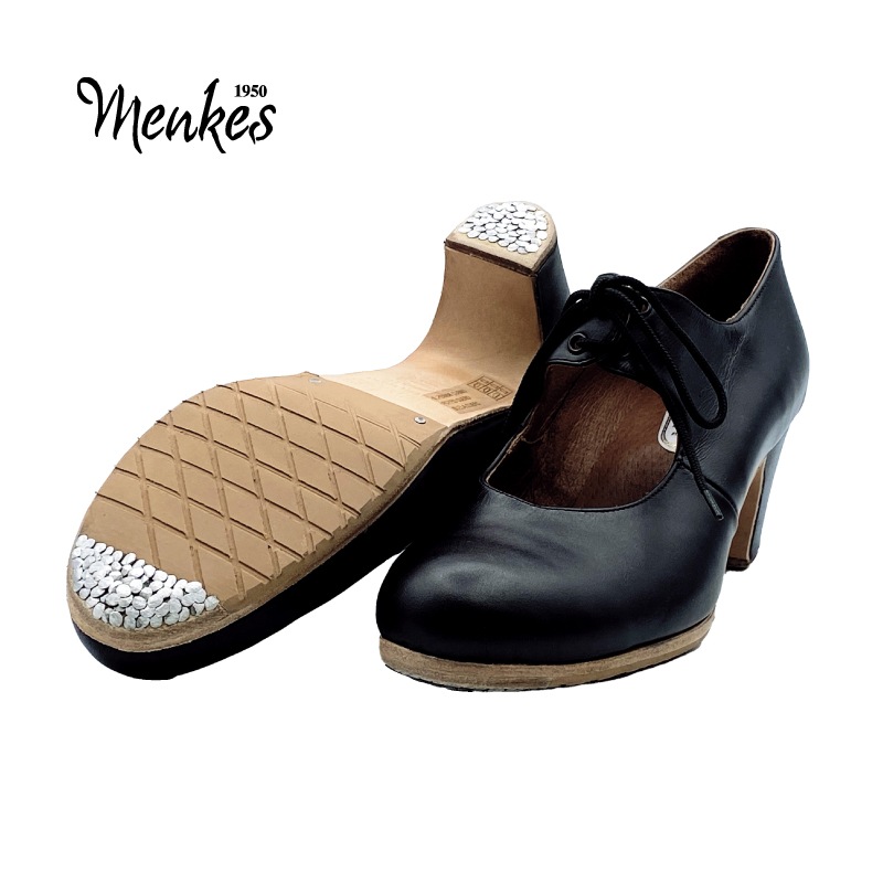 メンケス〉セミプロ・セビージャ/黒革/普通幅(B)・幅広(C) | シューズ