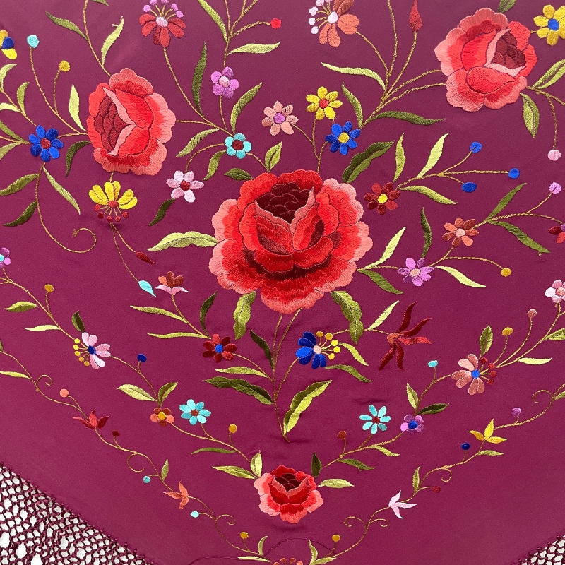 IBERIA フラメンコ 刺繍入りマントン IBERIA フラメンコ 刺繍入りマントン