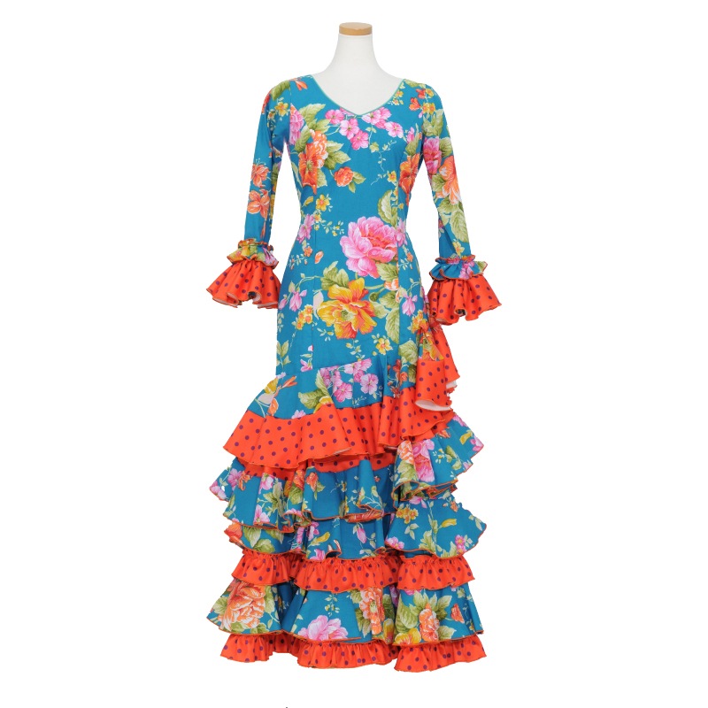 フラメンコ衣装　フラメンコドレス　フラメンコ　ダンス衣装　ワンピース　スペイン製 フラメンコ衣装ワンピース スペイン製