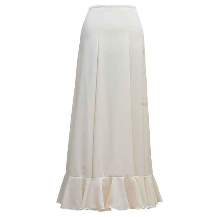 HE-1201 1段フリルペチコート アイボリー | 衣装,ペチコート
