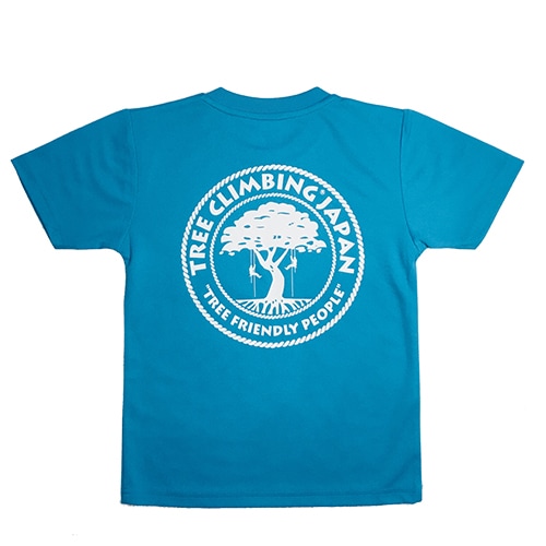 TFW49 吸汗速乾 半袖シャツ ターコイズ サポーター用TCJTシャツ(吸汗速乾)【半袖】青 | TREE CLIMBING WORLD