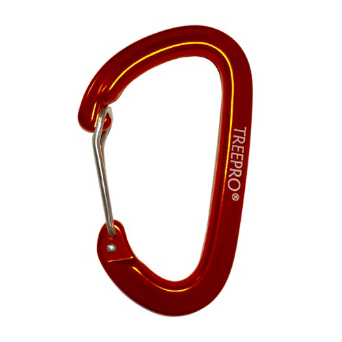 ワイヤーゲート ミニカラビナ レッド | TREE CLIMBING WORLD