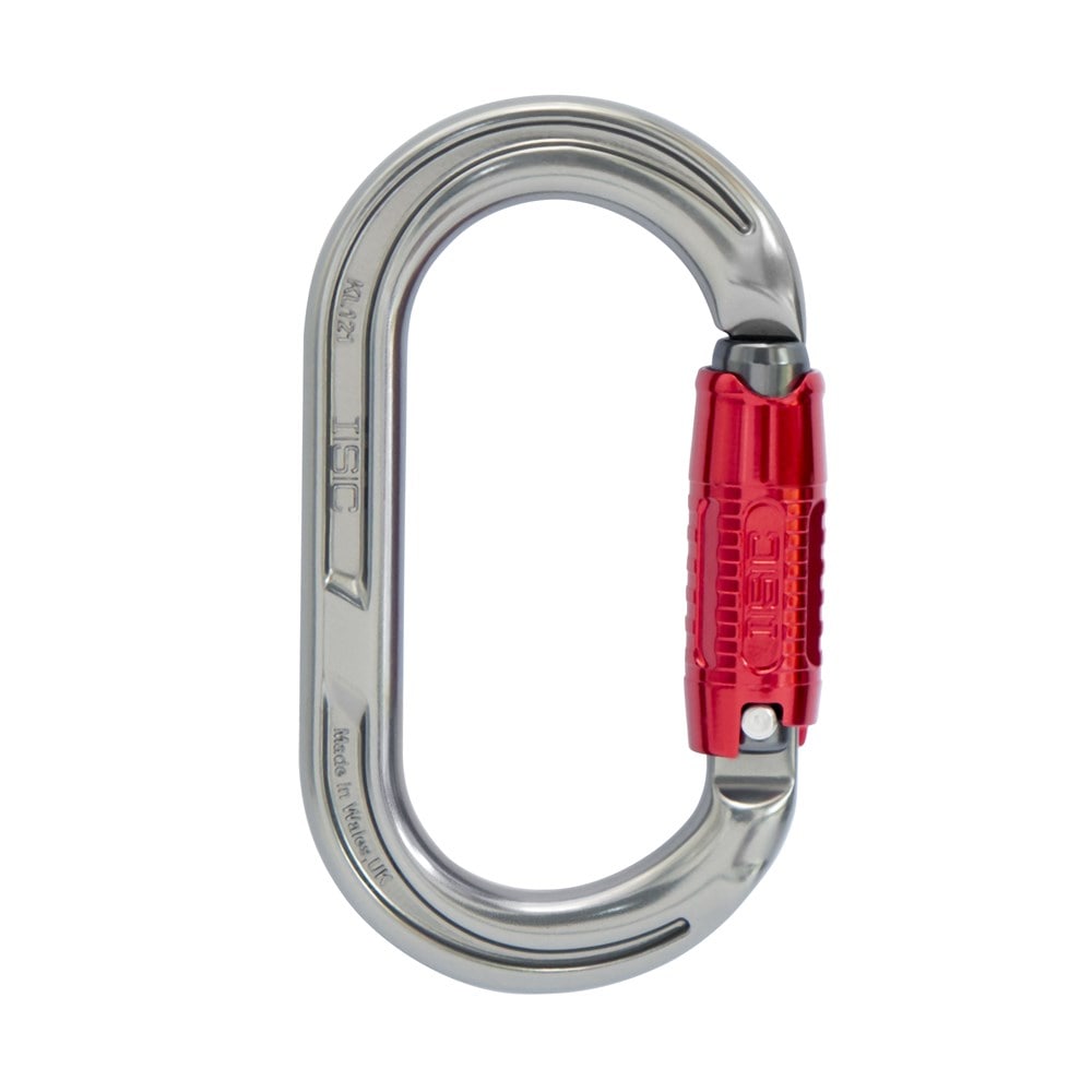 ISC ߥ˥ Х ѡ ӥ / Aluminium Oval Karabiner Supersafe