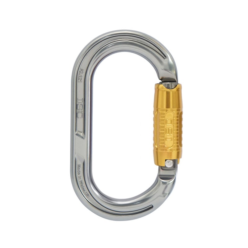 ISC ߥ˥ Х ĥȥå ӥ / Aluminium Oval Karabiner Twistlock