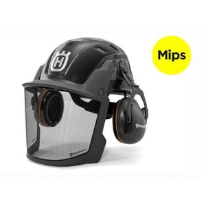 Husqvarna �ե��쥹�ȥإ��å� ���졼 FOREST HELMET TECHINICAL MIPS