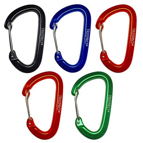ワイヤーゲート ミニカラビナ レッド | TREE CLIMBING WORLD