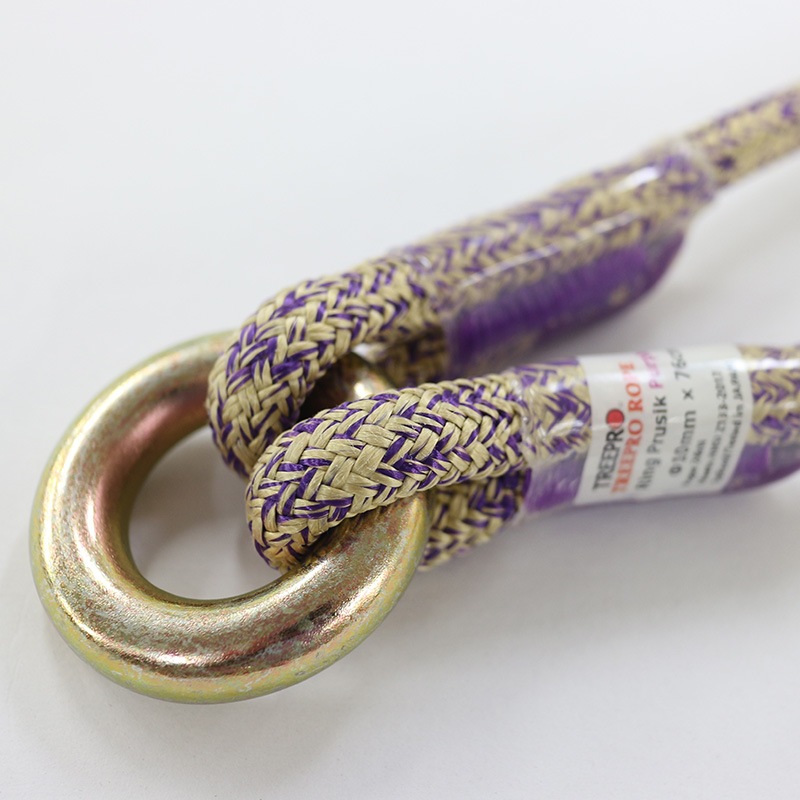 TREEPRO 小リングプルージック Φ10mm パープル 76cm | TREE CLIMBING WORLD