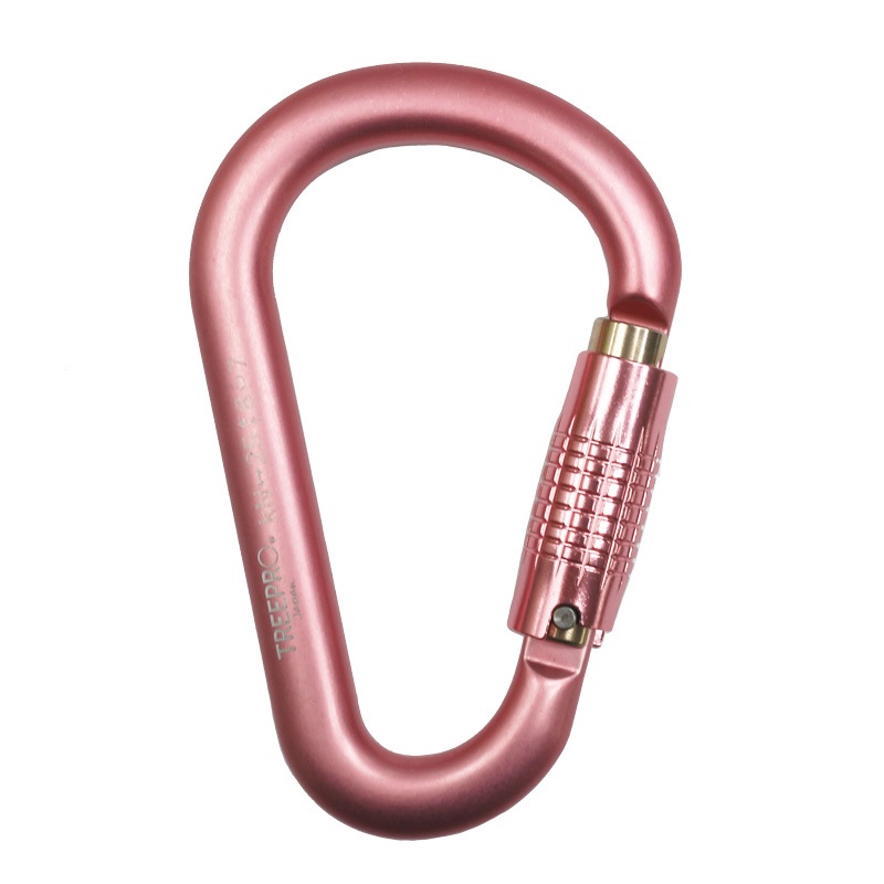 TREEPRO ペア型 HMS カラビナ ピンク | TREE CLIMBING WORLD
