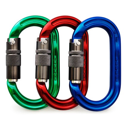 ����ȥ� O ���å������� ����ӥ� 3���� Carabiners ULTRA O  Locksafe Color Coded 3 pack (Red Green Blue) 