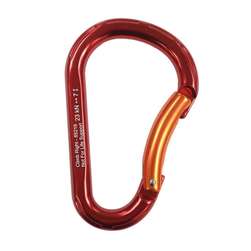 �ѥɥ륫��ӥ� ��å� Climb Right Paddle Carabiner Red