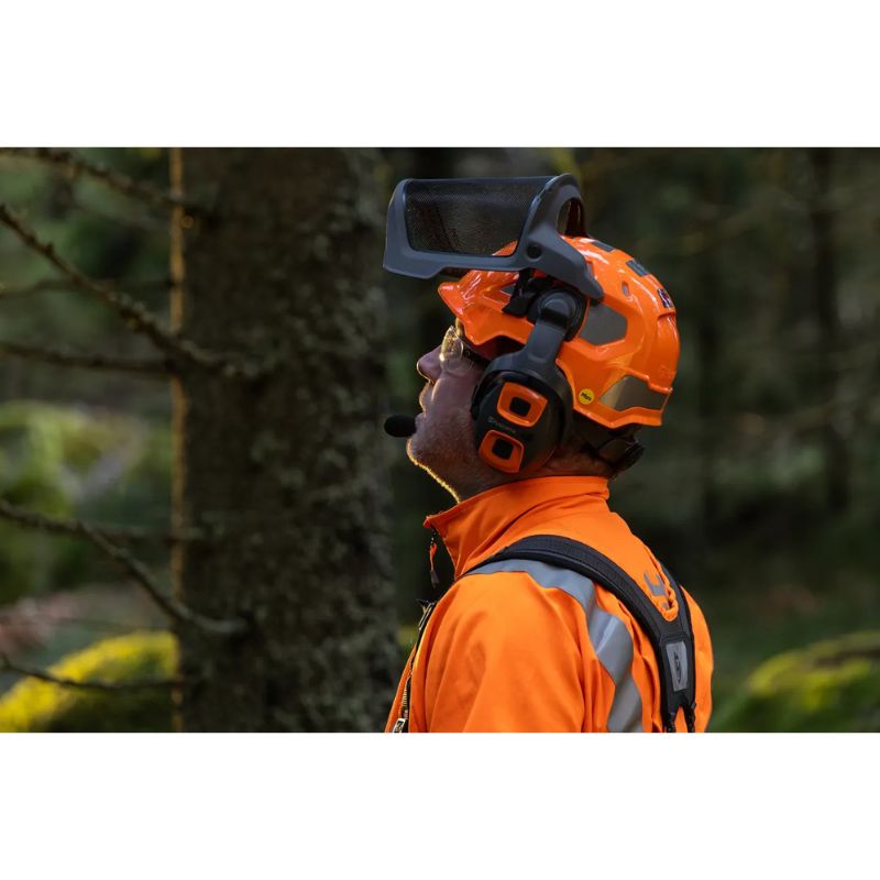 Husqvarna フォレストヘルメット グレー FOREST HELMET TECHINICAL