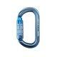 TREEPRO �ȥ�ץ륢������� ����ߥ����Х륫��ӥ� �����󥰥졼�ߥ֥롼 Aluminium Oval Karabiner Titaniumgray��Blue