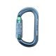 TREEPRO �ȥ�ץ륢������� ����ߥ����Х륫��ӥ� �����󥰥졼�ߥ��꡼�� Aluminium Oval Karabiner Titaniumgray��Green